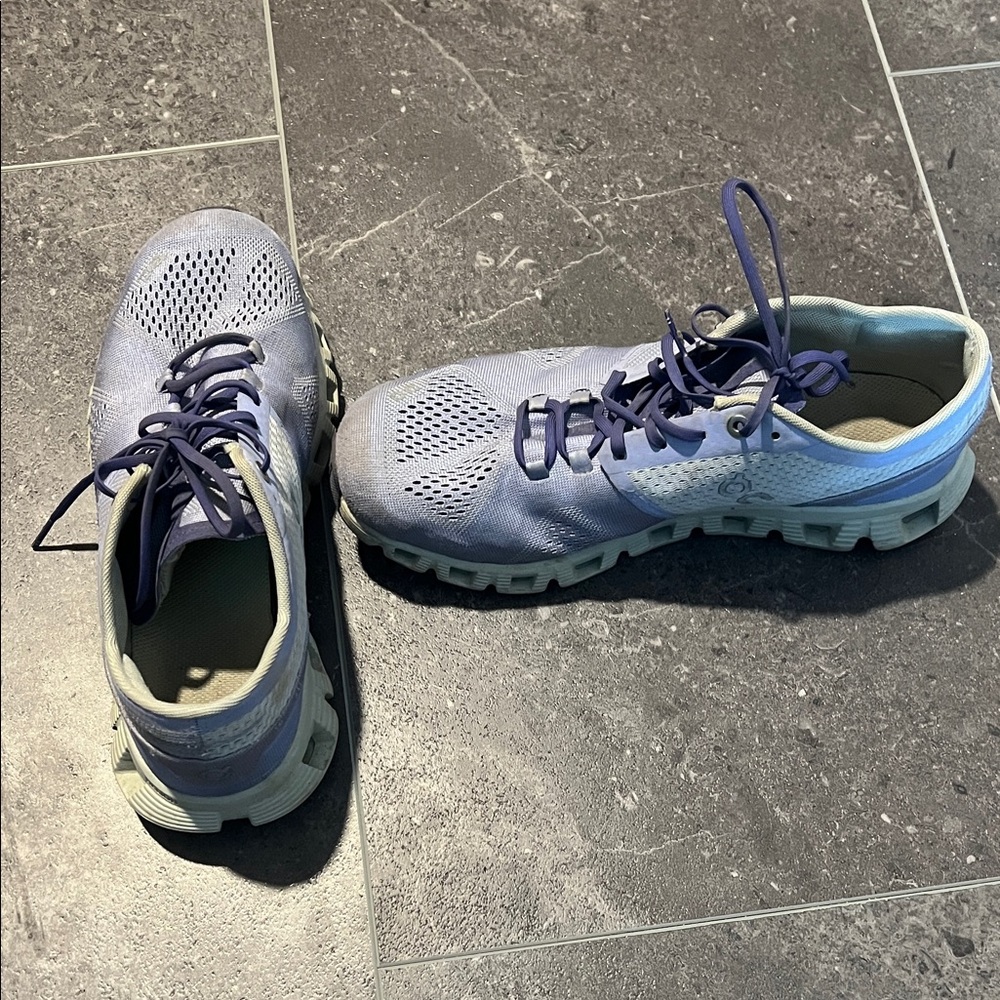 Purple Athletic Running Shoes